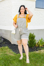 Load image into Gallery viewer, Summer Set Overall Shorts In Gray