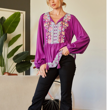 Load image into Gallery viewer, The Natalie Embroidered Top