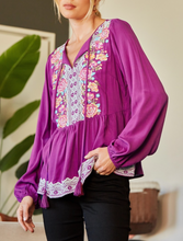 Load image into Gallery viewer, The Natalie Embroidered Top