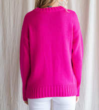 Load image into Gallery viewer, Boldly Your's- Pink Knit Sweater