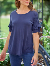 Load image into Gallery viewer, The Talley Top- Navy