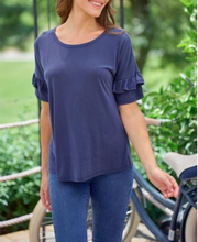 Load image into Gallery viewer, The Talley Top- Navy