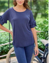 Load image into Gallery viewer, The Talley Top- Navy