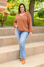 Load image into Gallery viewer, Seasonal Shift Long Sleeve Knit Sweater In Toffee