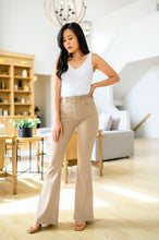 Load image into Gallery viewer, Serenity High Rise Tummy Control Flares in Khaki