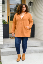 Load image into Gallery viewer, She's On Point Collared Coat In Rust