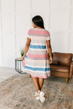 Load image into Gallery viewer, The Tish Striped T Shirt Dress