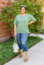 Load image into Gallery viewer, Simple One Twist Tee In Olive