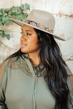 Load image into Gallery viewer, Panama Snakeskin Detail Hat