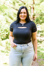 Load image into Gallery viewer, Spare Your Time Bodysuit In Black