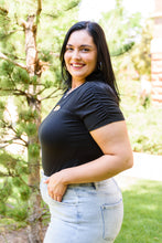 Load image into Gallery viewer, Spare Your Time Bodysuit In Black