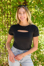 Load image into Gallery viewer, Spare Your Time Bodysuit In Black