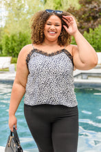 Load image into Gallery viewer, Spots N Lace Camisole In White