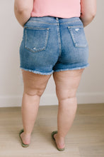 Load image into Gallery viewer, In High Spirits - Judy Blue Hi-Rise Destroyed Cutoffs