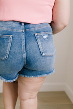 Load image into Gallery viewer, In High Spirits - Judy Blue Hi-Rise Destroyed Cutoffs