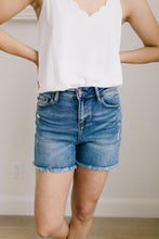 Load image into Gallery viewer, In High Spirits - Judy Blue Hi-Rise Destroyed Cutoffs