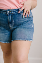 Load image into Gallery viewer, In High Spirits - Judy Blue Hi-Rise Destroyed Cutoffs