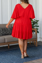 Load image into Gallery viewer, Sweet and Spicy Flutter Sleeve Dress
