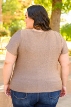 Load image into Gallery viewer, The Tinsel Short Sleeve Knit Top