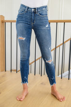 Load image into Gallery viewer, Tamara Mid Rise Raw Hem Jeans