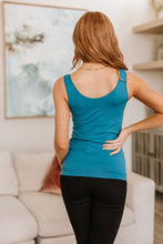 Load image into Gallery viewer, The Basics Reversible Longline Tank in Dark Teal