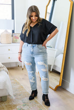 Load image into Gallery viewer, Tia Destroyed Tummy Control Skinny