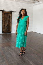 Load image into Gallery viewer, Tiers in Heaven Tiered Midi Dress