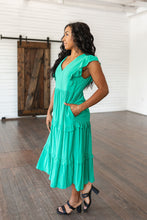 Load image into Gallery viewer, Tiers in Heaven Tiered Midi Dress