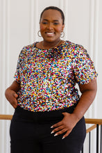Load image into Gallery viewer, It's A Party Sequin Short Sleeve Top