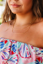 Load image into Gallery viewer, Water/Sweat Resistant Triple Layered Necklace