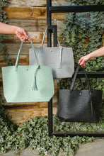 Load image into Gallery viewer, Valerie Faux Leather Tote Bag