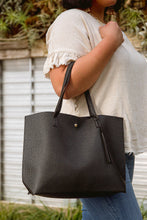 Load image into Gallery viewer, Valerie Faux Leather Tote Bag