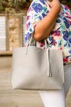 Load image into Gallery viewer, Valerie Faux Leather Tote Bag