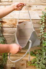 Load image into Gallery viewer, Valerie Faux Leather Tote Bag