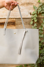 Load image into Gallery viewer, Valerie Faux Leather Tote Bag