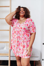 Load image into Gallery viewer, Vintage Daisies Dress In Pink