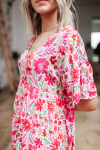 Load image into Gallery viewer, Vintage Daisies Dress In Pink