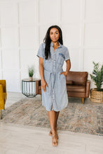 Load image into Gallery viewer, The Sissy Denim Shirtdress