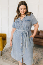 Load image into Gallery viewer, The Sissy Denim Shirtdress