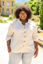 Load image into Gallery viewer, Made You Look Button Up Top