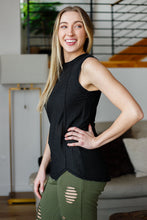 Load image into Gallery viewer, She's In The Zone Workout Top in Black