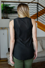 Load image into Gallery viewer, She's In The Zone Workout Top in Black
