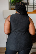 Load image into Gallery viewer, She's In The Zone Workout Top in Black