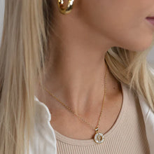 Load image into Gallery viewer, PREORDER: Mini Radiant Initial Necklace