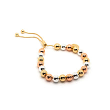 Load image into Gallery viewer, PREORDER: Tri Tone Adjustable Bracelet in Assorted Sizes