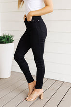 Load image into Gallery viewer, Audrey High Rise Control Top Classic Skinny Jeans in Black
