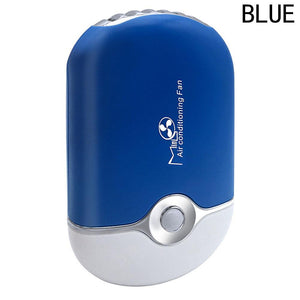 1PC USB Mini Air Conditioner Refrigeration Cooling Fan Three Colors Portable Handheld Bladeless Cooling Fan