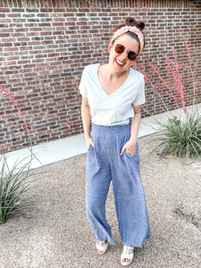 The Ashley High Rise Wide Leg Pants