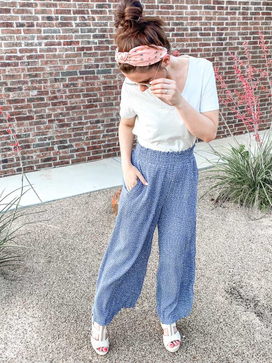 The Ashley High Rise Wide Leg Pants