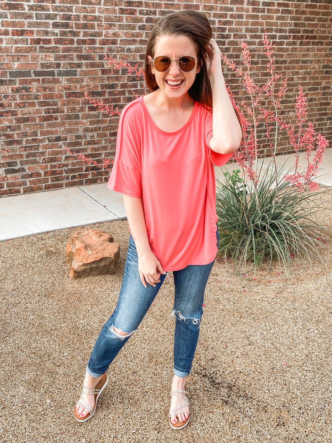 The Arianna Scoop Neck Top